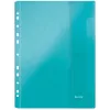 Leitz Tasche mit Klappe WOW A4 PP farbig sortiert, A4, Farben sortiert, Polypropylen (PP), 0,2 mm, 235 mm, 4 mm