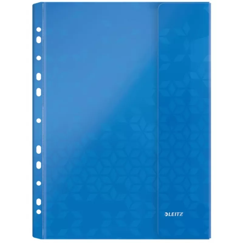 Leitz Tasche mit Klappe WOW A4 PP farbig sortiert, A4, Farben sortiert, Polypropylen (PP), 0,2 mm, 235 mm, 4 mm
