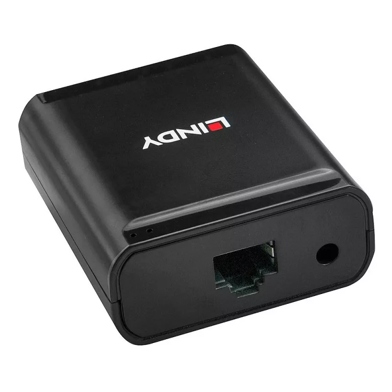 Lindy 60m 4 Port USB 2.0 Cat.6 Extender, USB 2.0, RJ-45, USB 2.0, Schwarz, Metall, 52 mm, 60 mm