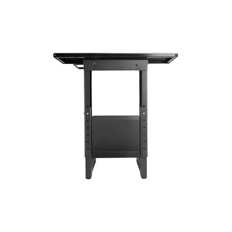 Lindy Sliding Untertisch-PC-Halter, Tischmontierte CPU-Halterung, 30 kg, Schwarz, Stahl, 0 - 360°, 45 cm