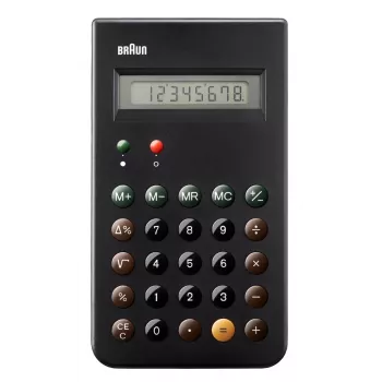 Braun BNE001BK Taschenrechner Pocket Basic Schwarz
