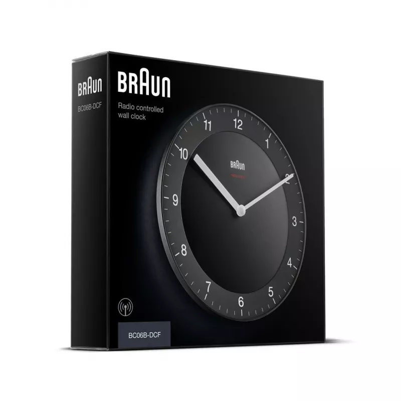 Braun BC06B-DCF Quarzuhr Kreis Schwarz