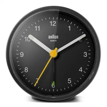 Braun BC12 Quarz-Wecker Schwarz