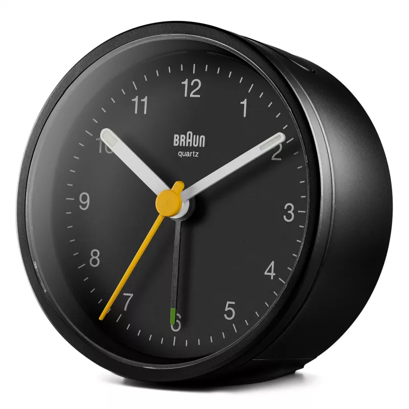 Braun BC12 Quarz-Wecker Schwarz