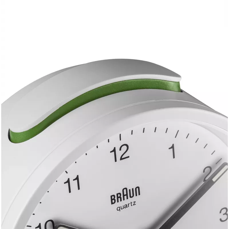 Braun BC12W Quarz-Wecker Weiß
