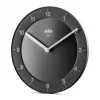 Braun BC 06 B Quarz-Wanduhr analog schwarz Quarzuhr Kreis Schwarz