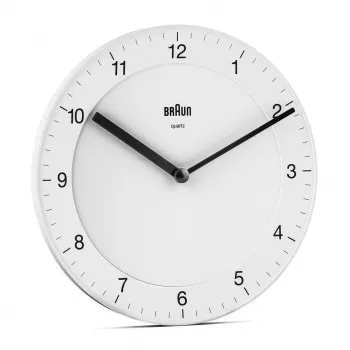Braun BC06W Quarzuhr Rund Weiß