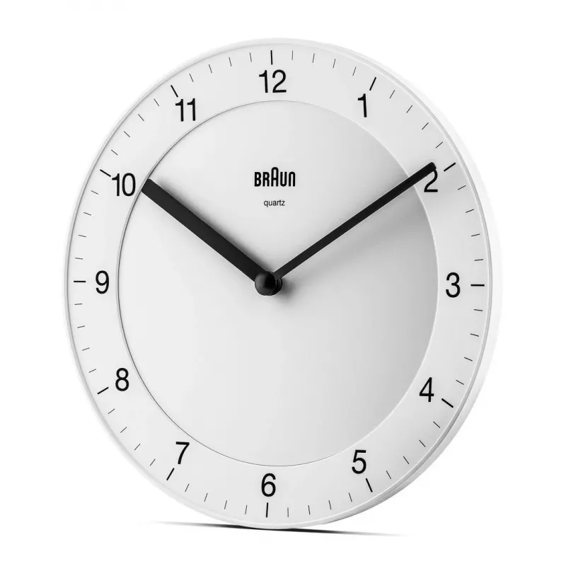 Braun BC06W Quarzuhr Rund Weiß