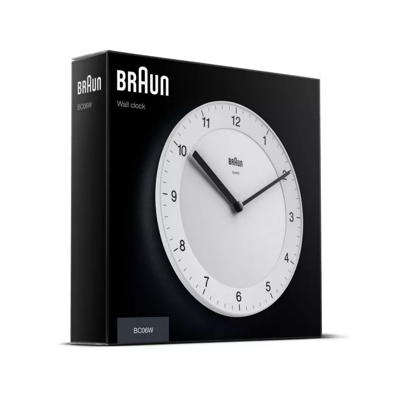 Braun BC06W Quarzuhr Rund Weiß