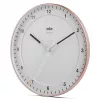 Wanduhr BRAUN BC 17 PW DCF — analoge DCF-Funkuhr, pink und weiß