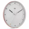 Wanduhr BRAUN BC 17 PW DCF — analoge DCF-Funkuhr, pink und weiß