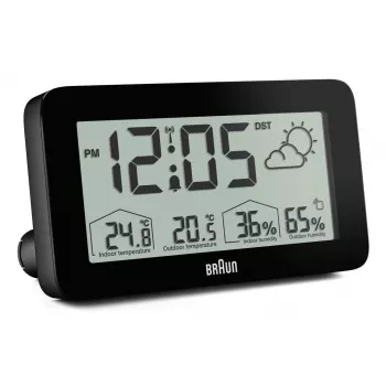 Braun BC13BP-DCF Digitaler Wecker Schwarz