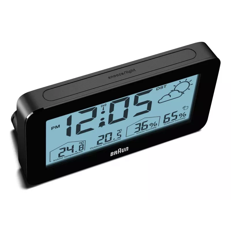 Braun BC13BP-DCF Digitaler Wecker Schwarz
