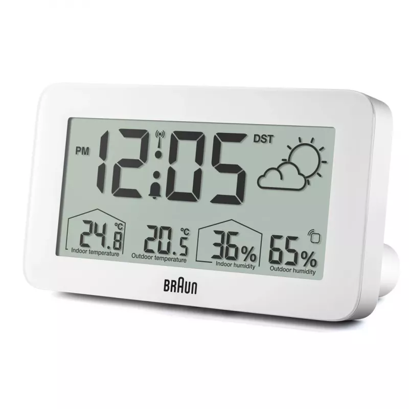 Braun BC13WP-DCF Wecker Digitaler Wecker Weiß