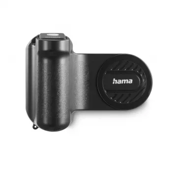 Grip HAMA MagGrip Grip — magnetischer Smartphone-Griff, Kunststoff, schwarz, 130×50×100 mm