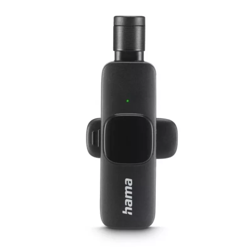 Hama Smart Wireless schwarzes Lavalier-Ansteckmikrofon