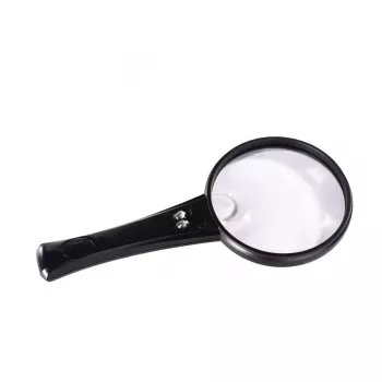 Lupe Hama Basic 90 LED 4x Schwarz 9 cm Durchmesser