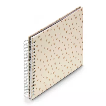 Hama 00007701 Fotoalbum Beige 50 Blatt 10 x 15 Spiralbindung