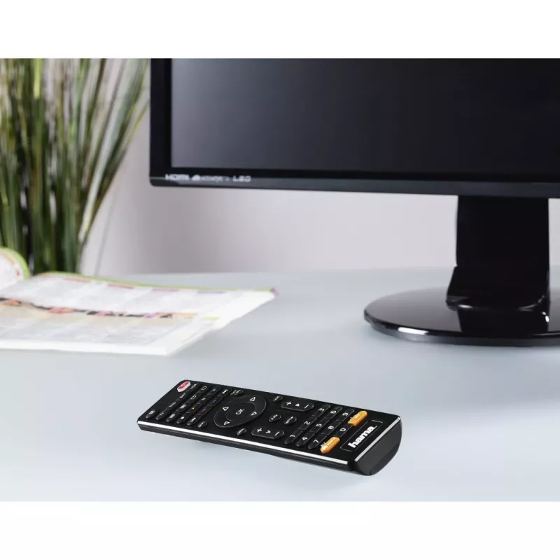 Hama 00012306 Fernbedienung IR Wireless DVD/Blu-ray, STB, TV, VCR Drucktasten