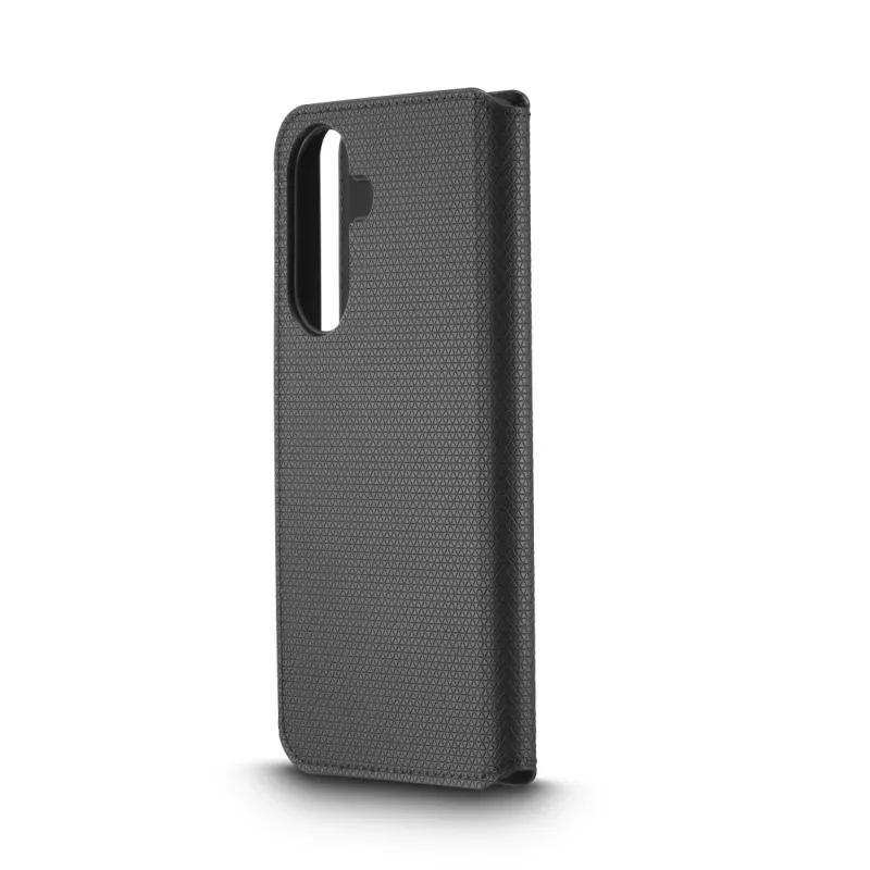 Handyhülle Schwarz Rock 00035765 — Booklet schlank Folio für Samsung Galaxy A37 5G, schwarz, 1 Stück