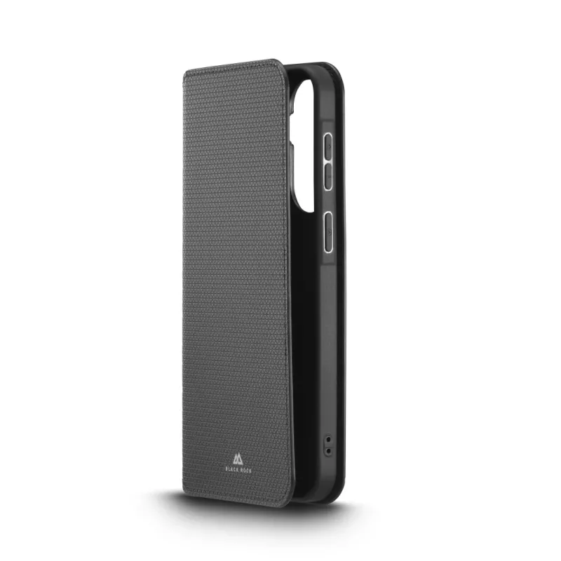 Handyhülle Schwarz Rock 00035765 — Booklet schlank Folio für Samsung Galaxy A37 5G, schwarz, 1 Stück