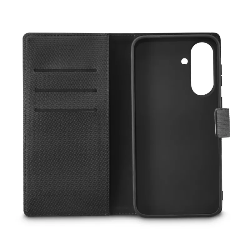 Handyhülle Schwarz Rock 00037343 — Brieftaschen-Booklet für Samsung Galaxy A37 5G, schwarz, 1 Stk.