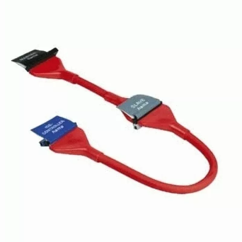 Hama Internes Ultra-ATA-Rundkabel, 0,6 m SATA-Kabel Rot