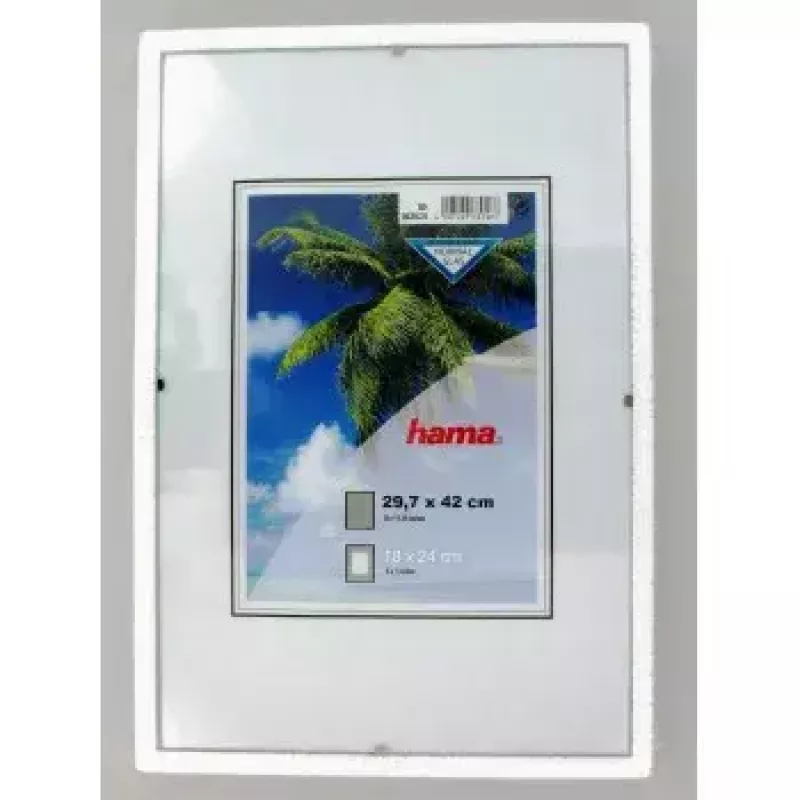 Hama Clip-Fix 29,7 x 42 cm Transparenter Glasrahmen