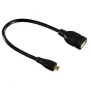 Hama USB 2.0 Adapterkabel USB-Kabel 0,15 m USB A Micro-USB B Schwarz