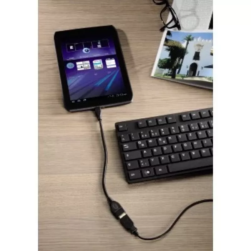 Hama USB 2.0 Adapterkabel USB-Kabel 0,15 m USB A Micro-USB B Schwarz