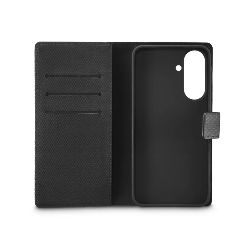 Handyhülle Schwarz rock 00080293 — Brieftaschenhülle für Samsung Galaxy A57 5G, Schwarz, 1 Stk.