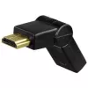Hama Kompakt-Adapter HDMI-Stecker - HDMI-Buchse, schwenkbar, schwarz