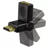 Hama Kompakt-Adapter HDMI-Stecker - HDMI-Buchse, schwenkbar, schwarz