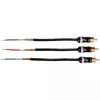 Hama ProClass YUV-Kabel, 3 Cinch - 3 Cinch, Metall, 1,5 m Komponenten-Videokabel (YPbPr) 3 x Cinch Schwarz