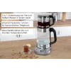 Unold 18215 Samowar Selin elektrischer Wasserkocher 1,7 L 1800 W Edelstahl