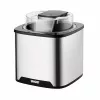 Unold Eismaschine Gelato 1,5 L, Traditionelle Eismaschine, 1,5 L, 1 Schüsseln, Schwarz, Edelstahl, 30 min, LCD