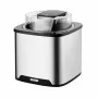 Unold Eismaschine Gelato 1,5 L, Traditionelle Eismaschine, 1,5 L, 1 Schüsseln, Schwarz, Edelstahl, 30 min, LCD