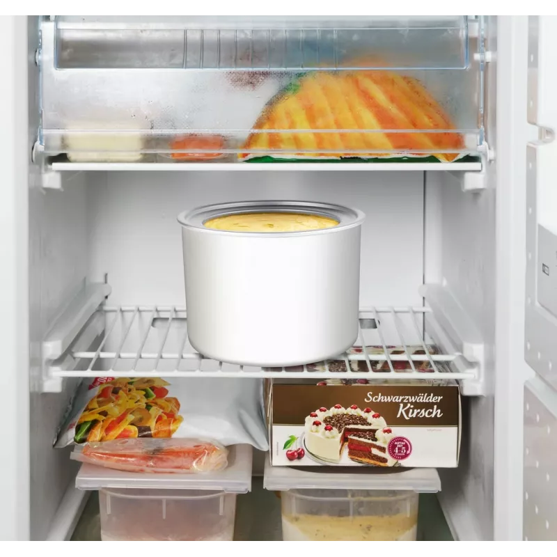 Unold Eismaschine Gelato 1,5 L, Traditionelle Eismaschine, 1,5 L, 1 Schüsseln, Schwarz, Edelstahl, 30 min, LCD
