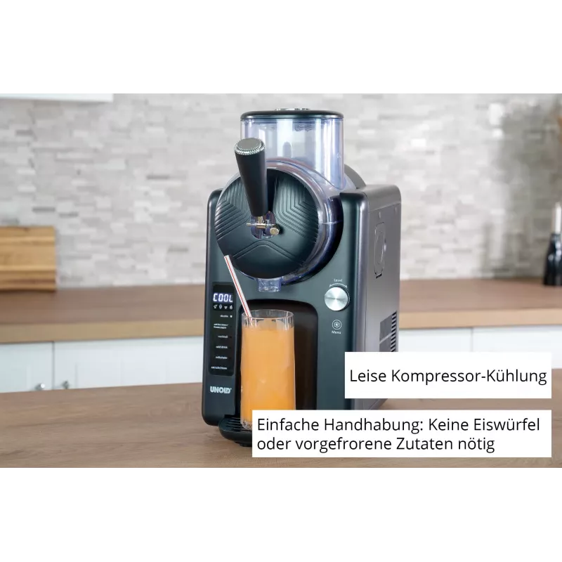 Unold 2in1-Slush- und Softeismaschine Sofie 48956 1400 L 150 W Schwarz