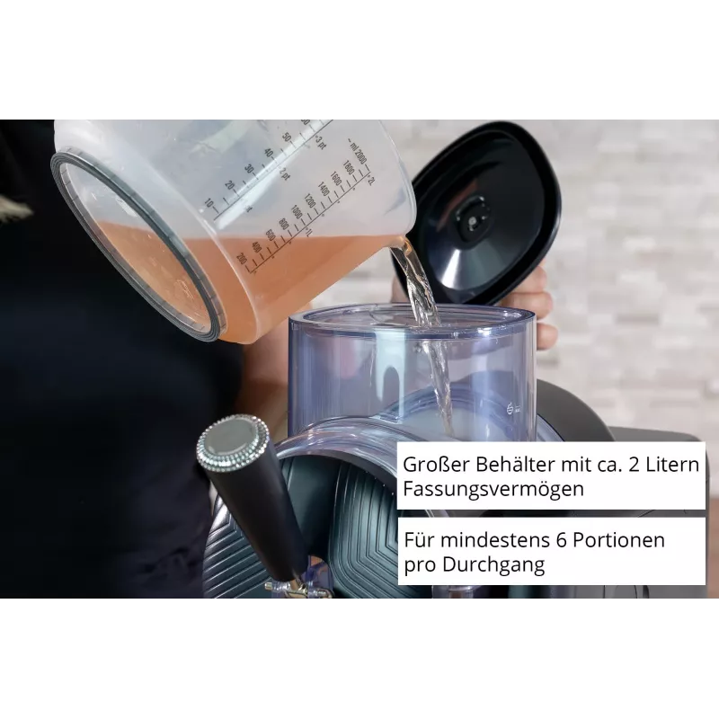 Unold 2in1-Slush- und Softeismaschine Sofie 48956 1400 L 150 W Schwarz