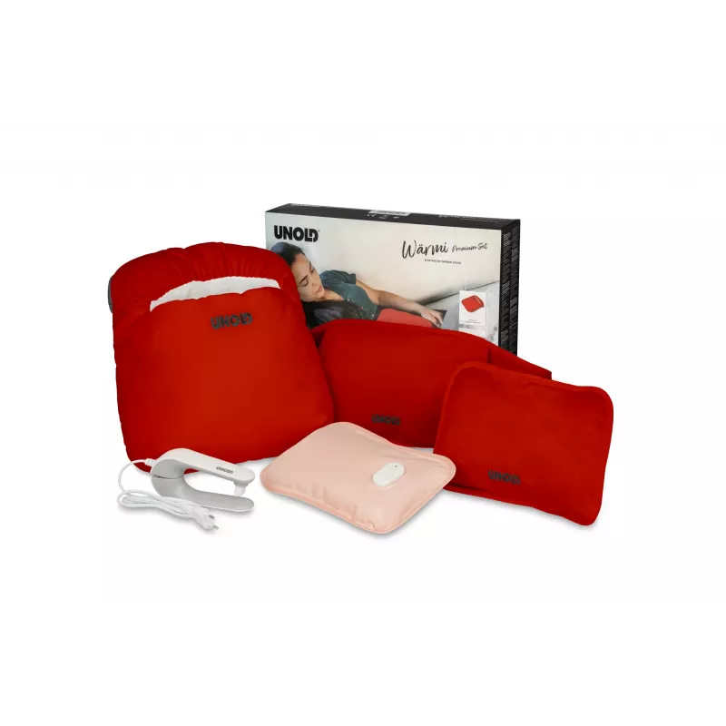 Unold Wärmi Premium Set - Elektrische Wärmflasche 86023 electric hot-water bottle 380 W Rot