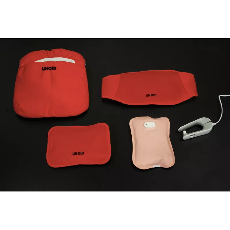 Unold Wärmi Premium Set - Elektrische Wärmflasche 86023 electric hot-water bottle 380 W Rot