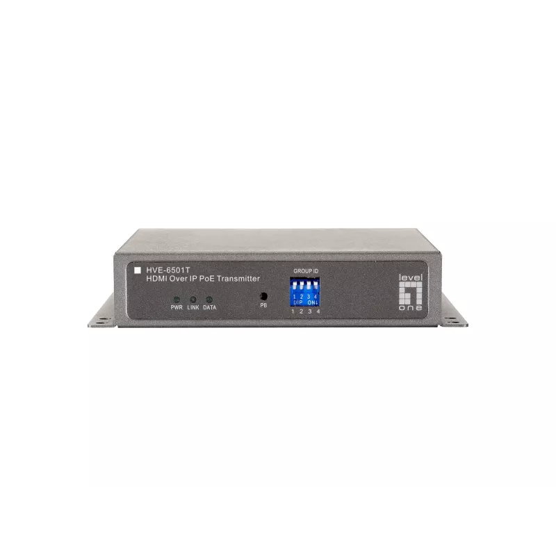 LevelOne HDMI over IP PoE Transmitter, 1920 x 1080 Pixel, AV-Sender, Grau, HDCP