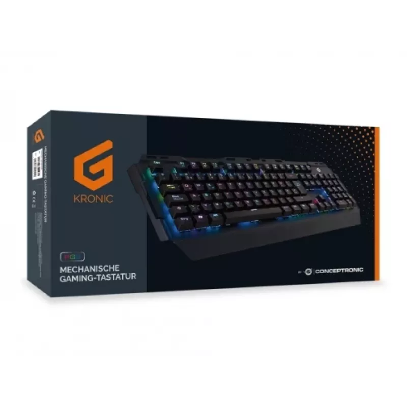 Conceptronic KRONIC Mechanische Gaming-Tastatur, RGB, deutsches Layout