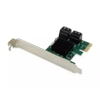 Conceptronic EMRICK 4-Port SATA PCIe Adapter mit SATA-Kabel