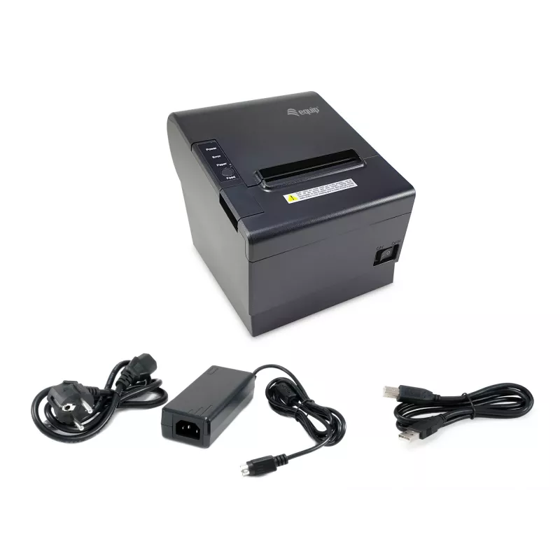 Equip 80mm Thermodrucker für POS-Bons mit automatischem Abschneider, USB/Bluetooth/WiFi/Kassenschubladenanschluss