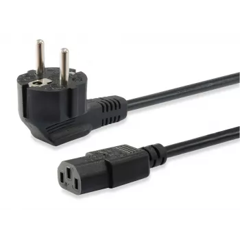 Equip Hochwertiges Netzkabel, C13 auf Schuko, 3,0 m, 3 m, IEC C13, CEE7/7, H05VV-F3G, 250 V, 10 A