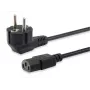 Equip Hochwertiges Netzkabel, C13 auf Schuko, 3,0 m, 3 m, IEC C13, CEE7/7, H05VV-F3G, 250 V, 10 A
