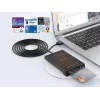 Conceptronic BIAN11B Dual-Interface Smart-ID-Kartenleser, USB 2.0, Near Field Communication (NFC), 1 m, Schwarz, 100 g