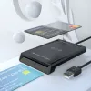 Conceptronic BIAN11B Dual-Interface Smart-ID-Kartenleser, USB 2.0, Near Field Communication (NFC), 1 m, Schwarz, 100 g